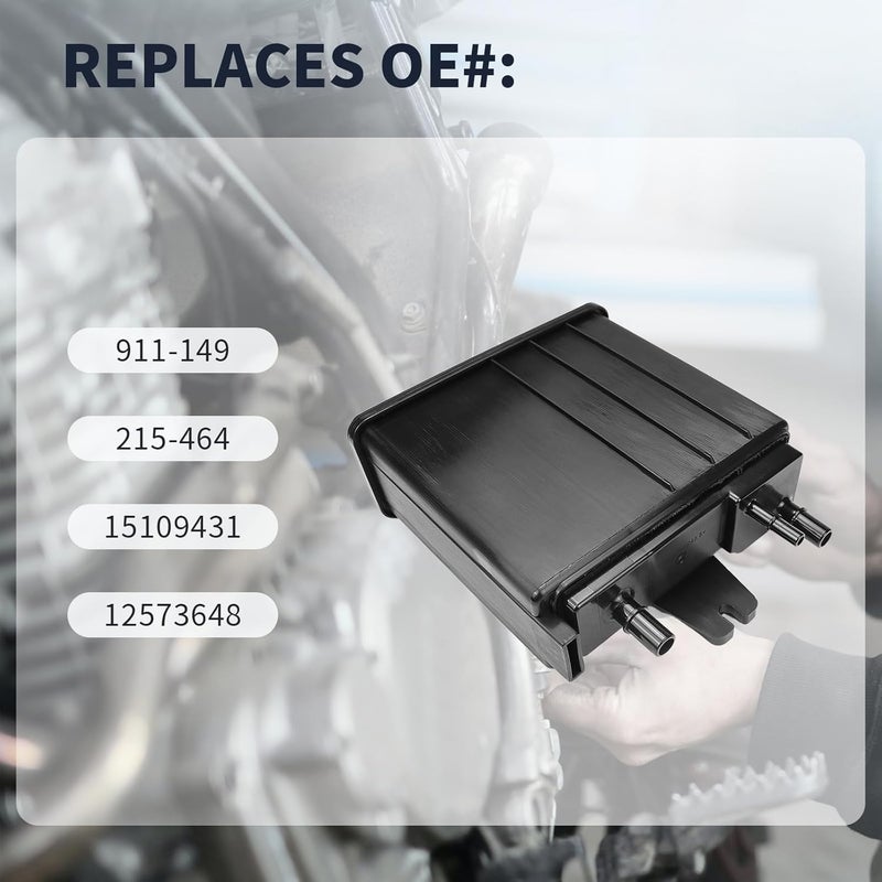 AIKEPT 911-149 Vapor Canister Charcoal Filter, Compatible with Chevy Tahoe GMC Yukon Cadillac Escalade 2004-2016, Buick Rendezvous, EVAP Emission Control, Replaces 12573648 15109431 - Image 2